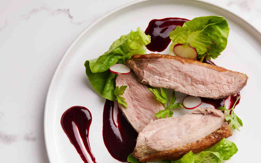 Duck Breast with Blackcurrants
