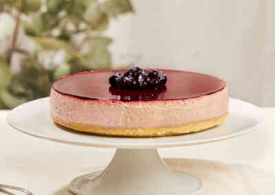 Blackcurrant Mousse Cake