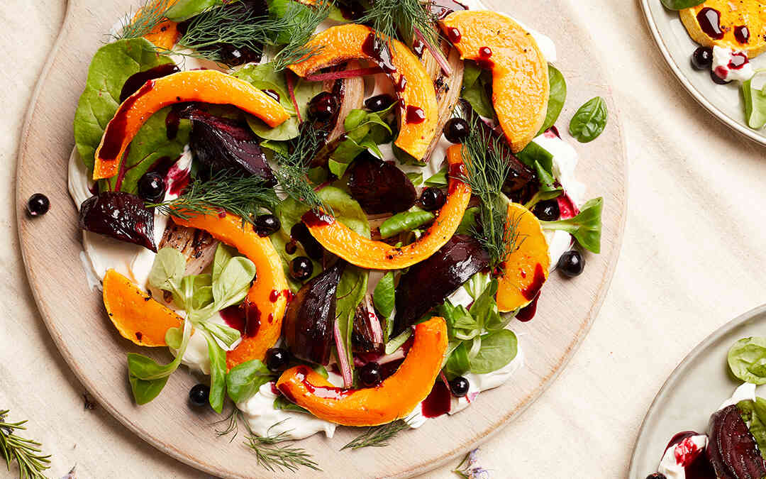 Beetroot and Blackcurrant Salad