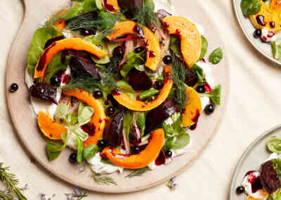 Beetroot and Blackcurrant Salad